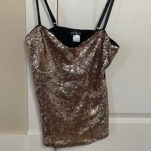 Sequin top